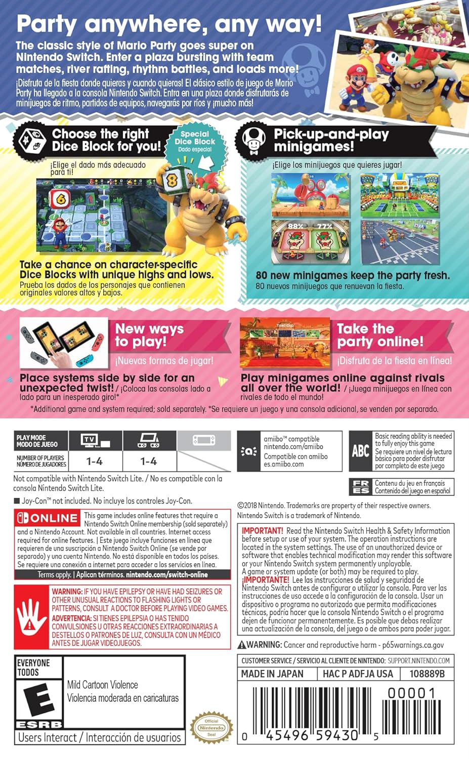 Nintendo Switch Game - Super Mario Party