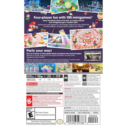 Nintendo Switch Game -  Mario Party Superstars
