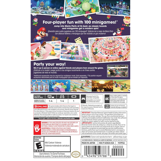 Nintendo Switch Game -  Mario Party Superstars