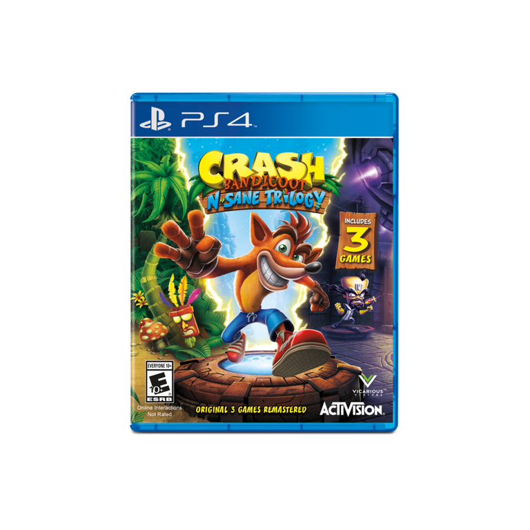 PS4 Game CD Crash Bandicoot N. Sane Trilogy (used)