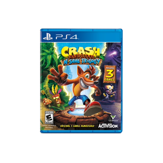 PS4 Game CD Crash Bandicoot N. Sane Trilogy (used)